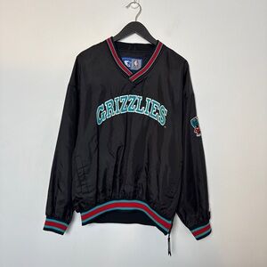 🏀 Vintage VANCOUVER GRIZZLIES - NBA 🏀 Warm-up pullover jacket. Starter. XL